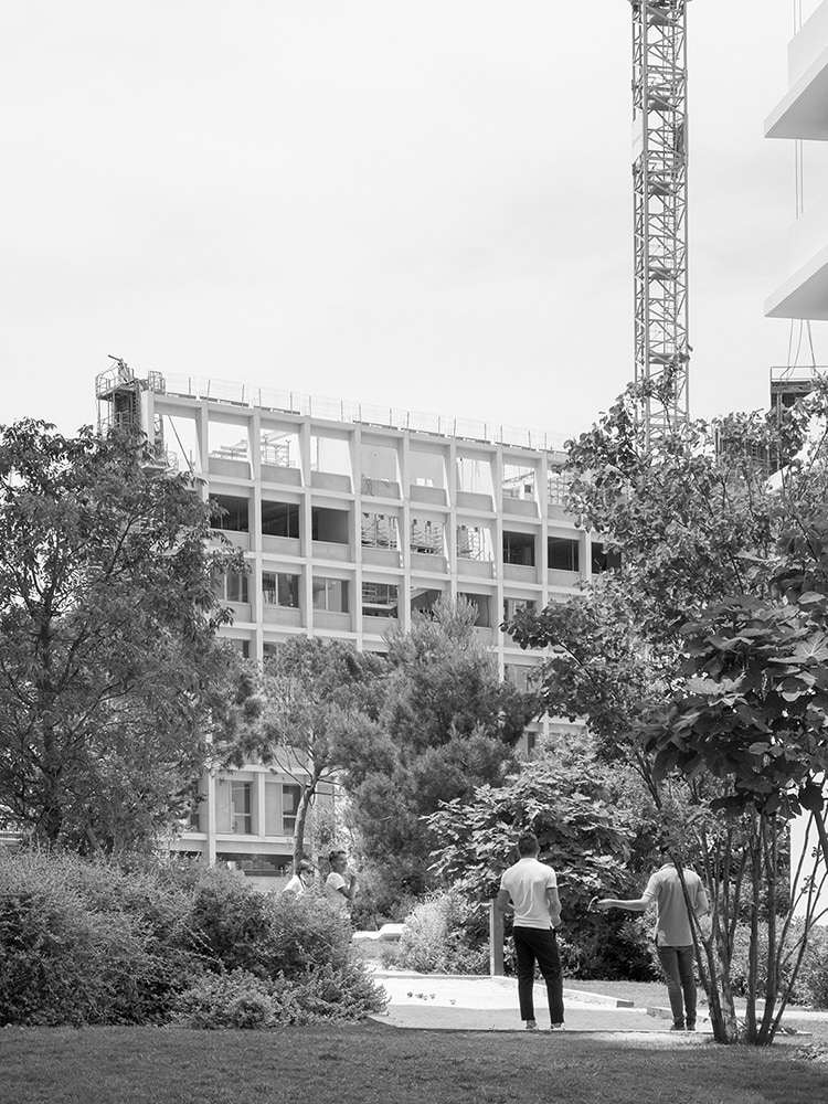 Chantier de bureaux à Marseille Ilôt Allar