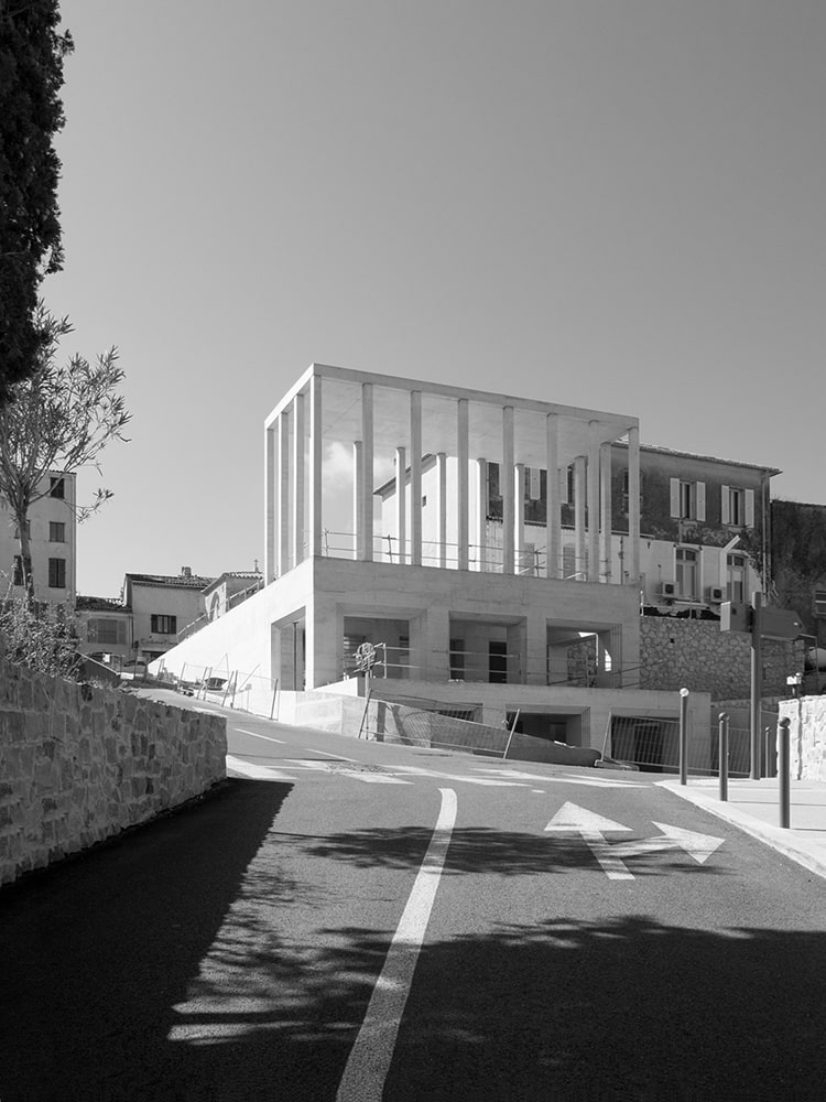 Chantier de l'extension de la Mairie de Biot par Atelier EGR